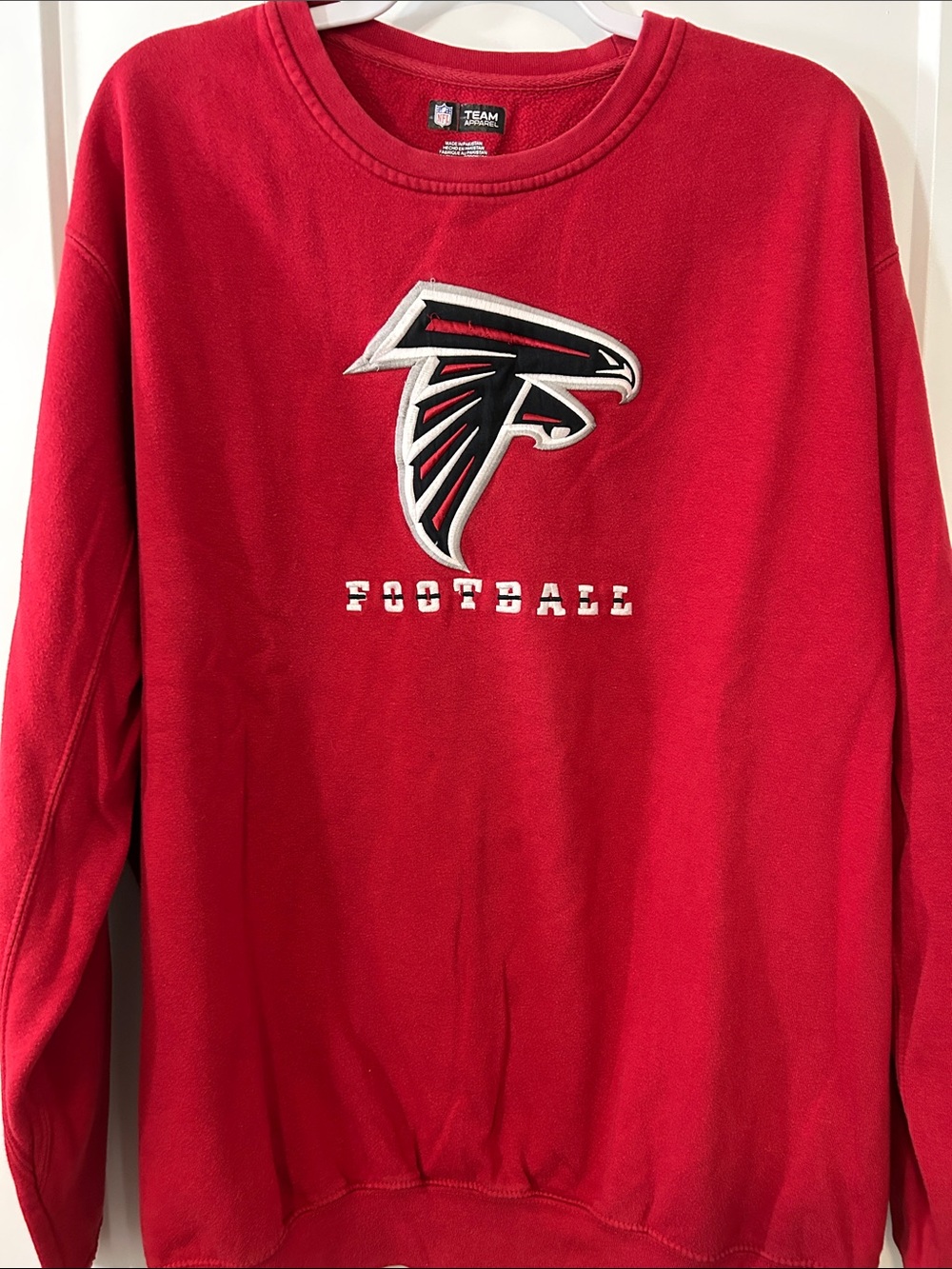 Team Apparel Red Falcons Crewneck Sweatshirt